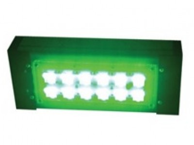 Цветной прожекторный светильник "ШЕВРОН" - SVT-Str P-S-30-27-Green-36VDC